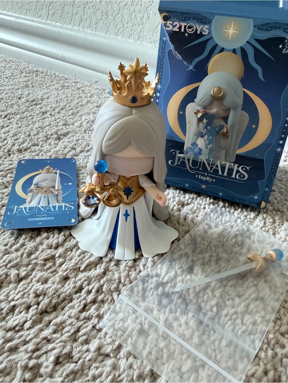52TOYS Laplly Jaunatis Justice Figure Complete w/ Box & Card